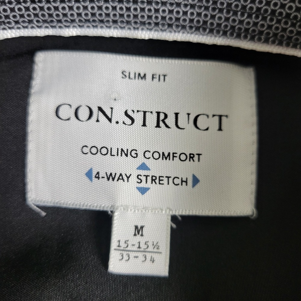 Construct 4 Way Stretch Mens Medium Solid Black P… - image 4